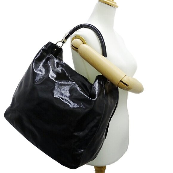 YVES SAINT LAURENT Black Leather Tote Bag - Picture 8 of 12
